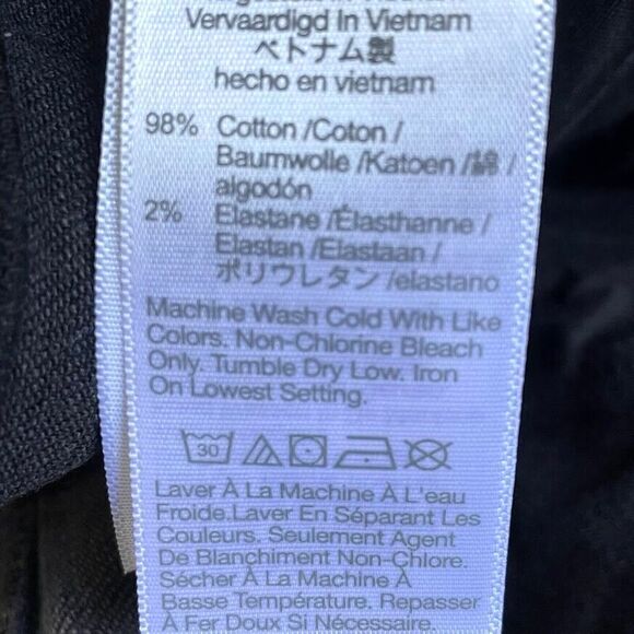 Madewell Jeans Black Mid Rise Kick Out Stretch Denim Womens Size 34 (tag 32) NEW - Picture 9 of 15